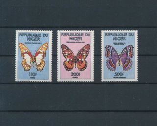 Lk64708 Niger 1990 Insects Bugs Flora Butterflies Fine Lot Mnh