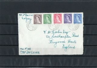 [s130] Canada 1/5/1953 Queen Elizabeth Ii Piece Of Fdc.