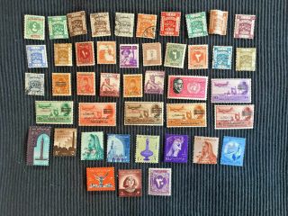 Postage Stamps Of Palestine - And Cancelled (44 Total)