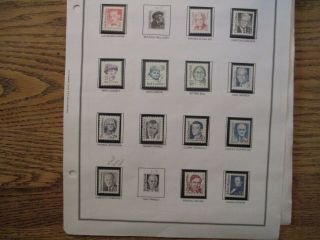 1986 U S Great American Stamp Series Selection Lot Mnh Og Minted On Pages
