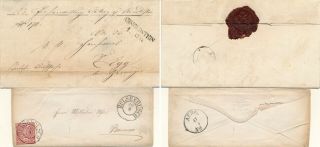 Germany 1870 & ?,  Unchecked Entire Fold Letter & Envelope Cover.  E39