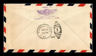 DR JIM STAMPS US SOUTH BEND FIRST FLIGHT AIR MAIL COVER AM 26 PUNXSUTAWNEY 2