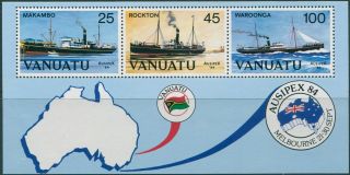 Vanuatu 1984 Sg393 Stamp Exhibition Melbourne Ms Mnh