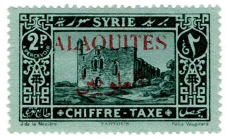 (i.  B) Syria Postal : Postage Tax 2pi (alaouites)