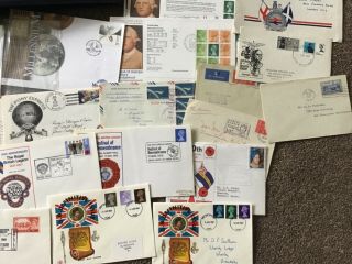 ALBUM FULL OF FIRST DAY COVERS FDC SPECIAL POSTMARKS LIMITED EDITION SOME GEMS 3