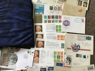 ALBUM FULL OF FIRST DAY COVERS FDC SPECIAL POSTMARKS LIMITED EDITION SOME GEMS 5