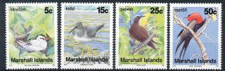 Marshall Islands 1990 Mnh Birds - Great Frigatebird/brown Noddy,  Etc.  Hk882f
