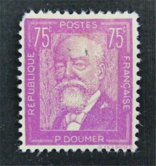 Nystamps France Stamp 292 Og H $32