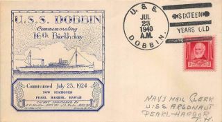 Naval 07/23/40,  U.  S.  S.  Dobbin,  Sixteen Years Old [e548081]