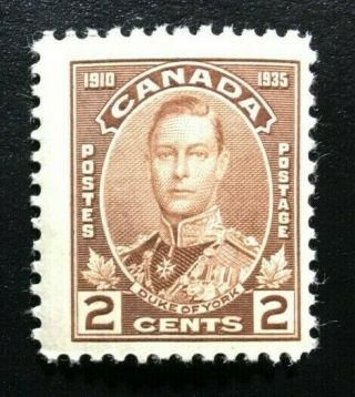 Canada 212 F Mnh,  Kgv Silver Jubilee - Duke Of York Stamp 1935 (1)