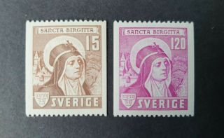 1941 Sweden Sverige Schweden Set St Birgitta Vf Mnh B300.  19 Start 0.  99$