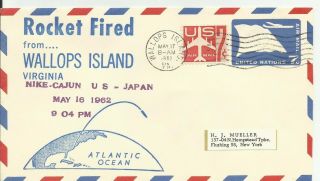 Nike - Cajun Us - Japan Rocket Fired From Wallops Island,  Va 5/17/1962