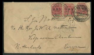 South Africa Transvaal 1901 Boer War Cover To Netherland