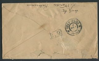 South Africa Transvaal 1901 Boer War cover to Netherland 2