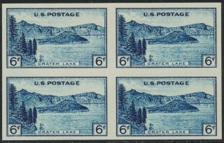 Scott 761 - Ngai Block Of 4 - 6c Crater Lake,  Farley - Mnh 1935 - Stamps