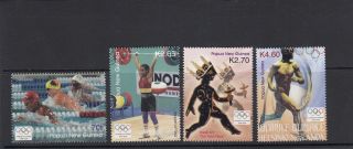 Papua Guinea - 2004 Olympic Games Set Of 4 - Athens - Sports Mnh