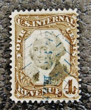 Nystamps Us Stamp R136 Cut Cancel $28