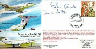 Eja 23 Saunders Roe Sr53 Cover 1997 Double Signed F1