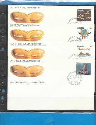 Canada Fdc 769 To 772
