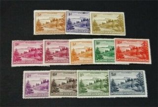 Nystamps British Norfolk Island Stamp 1 - 12 Og Nh $28