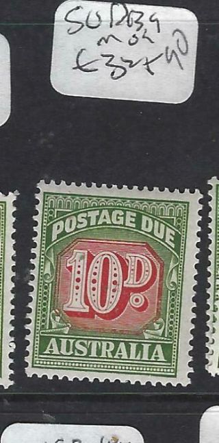 Australia (p0403b) Postage Due 10d Sg D139 Mog