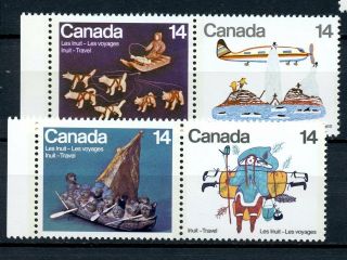 Canada Mnh 769 - 72 Inuit Travel 2 1978 G459