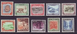 Niue 1950 Sc 94 - 103 Mh Set