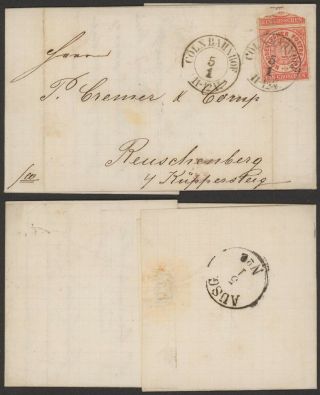 Germany North German Conf.  1868 - Cover Cologne 36364/1