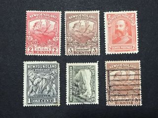 Gandg Stamps Canada Newfoundland Early Lot M&u Selection