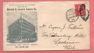 Dr Who 1895 Mermod & Jaccard Jewelry Co Advertising St Louis Mo 39163