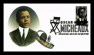 Dr Jim Stamps Us Oscar Micheaux Filmmaker Black Heritage First Day Cover