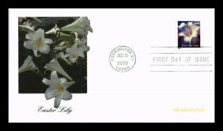 Dr Jim Stamps Us Easter Lily Flower Coil First Day Cover Fleetwood