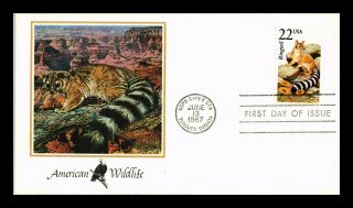 Dr Jim Stamps Us Ringtail American Wildlife First Day Cover Capex