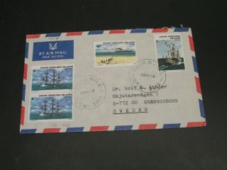 Cocos Islands 1978 Airmail Cover To Sweden 1514