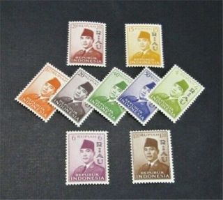 Nystamps Indonesia Riau Stamp 32 - 40 Og Nh $25
