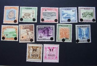 Niue 1967 Decimal Set (lot 912)
