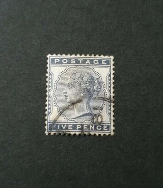 Gb Stamps Queen Victoria Sg 169 5d Indigo Fine