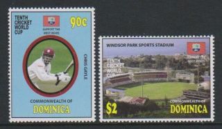 Dominica - 2011,  Cricket World Cup Set - Mnh - Sg 3723/4