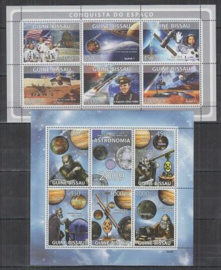H701.  Guinea - Bissau - Mnh - Space - Famous People