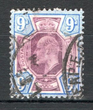 Great Britain Gb 1902 1910 King Edward Vii 9d Nine Pence Sg250