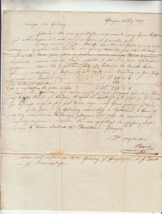 GB: QV Entire; Glasgow to London,  18 - 20 August 1840 3