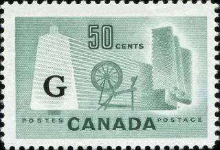 Canada Scott O38 Textile Industry,  Ovpt Mnh Og (19951)