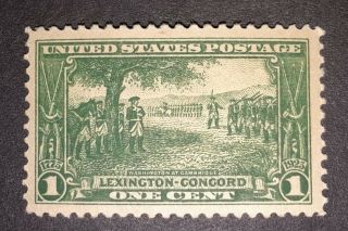 Travelstamps: 1925 Us Stamps Scott 617,  Mnh,  Washington At Cambridge,  Ognh