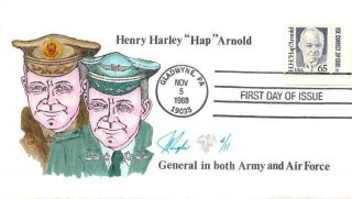 2191 65c Hap Arnold,  Pugh H/p Hand Painted,  11 Produced [e544445]