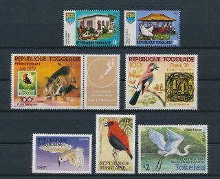 Lk79419 Togo Tokelau Animals Fauna Flora Birds Fine Lot Mnh