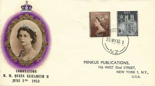1953 Niue Coronation Omnibus Stamps On Pts Fdc