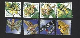 Vanuatu Sc 816 - 19,  841 - 4 (2002 - 3) Complete Mnh