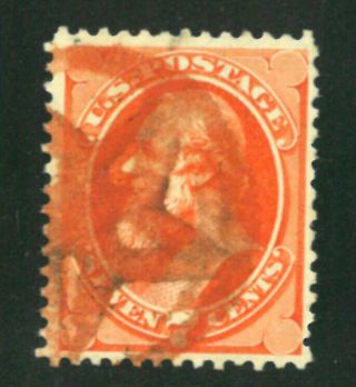 Us Stamp,  138 Scarce Beauty - 7c Vermilion Vfused,  See 2 Scan
