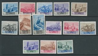Italy San Marino 1949 Views Set To 55 Lira Hinged Mnh Fresh Looking