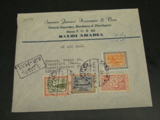 Saudi Arabia 1960s Airmail Cover To Germany 2959